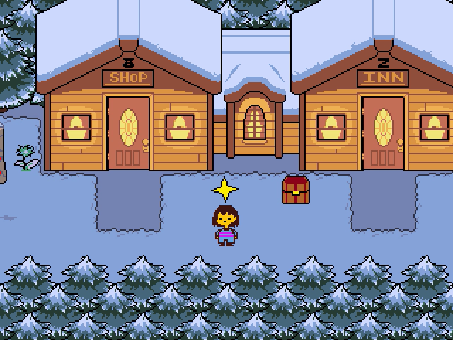 Undertale Part #10 - Snowdin Town